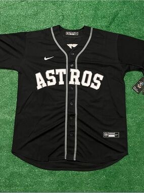 Houston Astros Jose Altuve Black Jersey